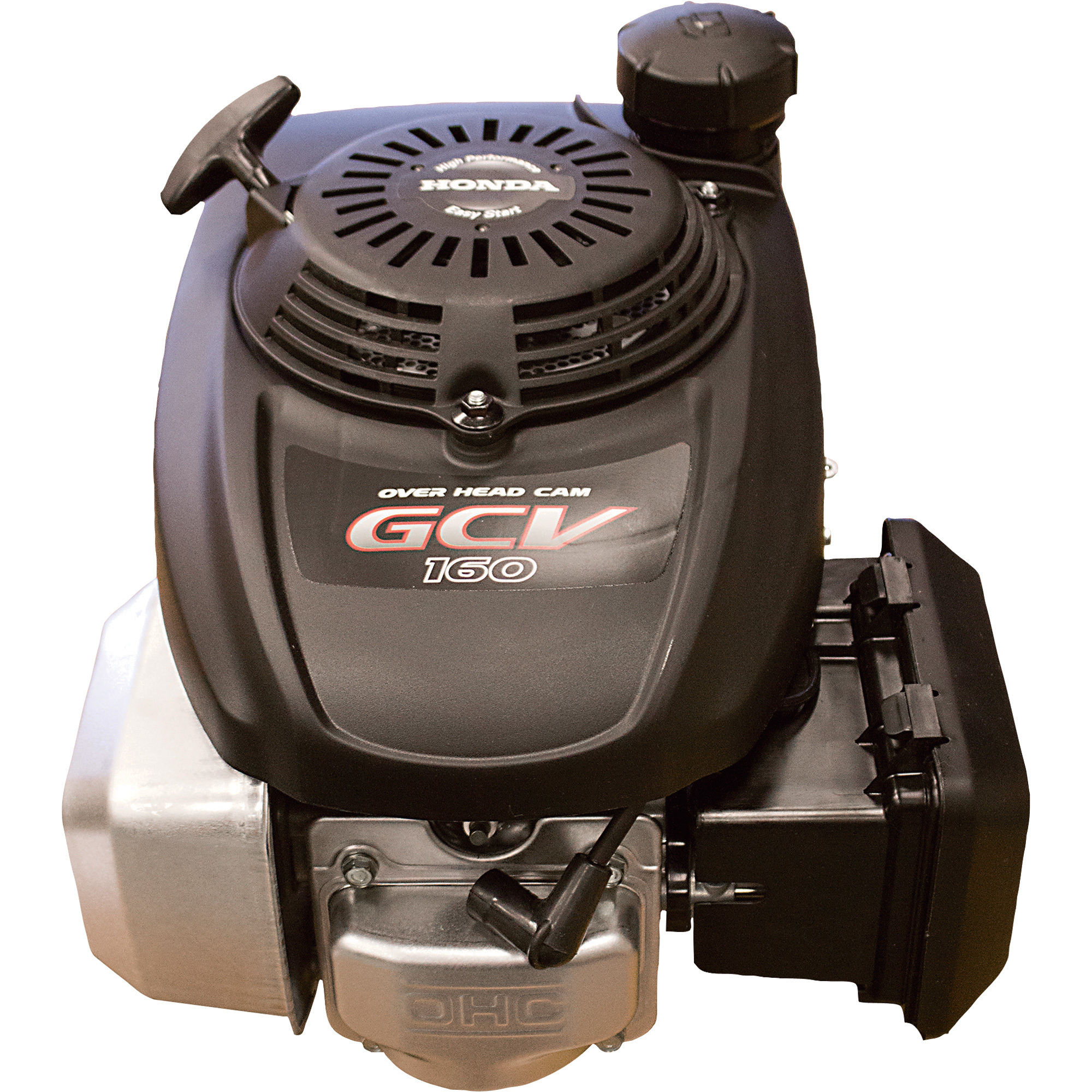 Honda Engines, ENGINE, OHC HONDA 160CC, Engine Displacement 160 cc, Engine Type GCV Series OHC Commercial-duty, Shaft Diameter 7/8 in, Model# GCV160LA1A1A-BLK